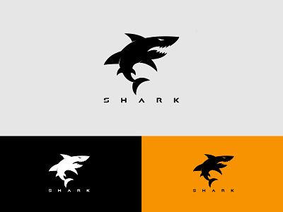 Shark Logo 3d animation branding graphic design logo motion graphics ui