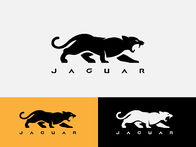 Jaguar Logo 3d animation branding graphic design logo motion graphics ui