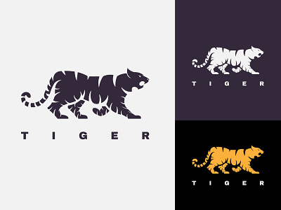 Tiger Logo 3d animation app branding design graphic design illustration logo motion graphics typography ui ux vector