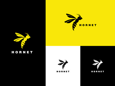 Hornet Logo 3d animation branding graphic design logo motion graphics ui