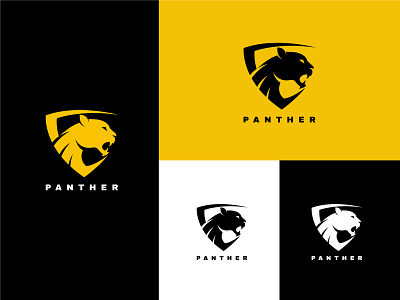 Panther Logo 3d animation app branding design graphic design illustration logo motion graphics panther animal logo panther brading logo panther head panther logo panther minimal uniqe logo typography ui ux vector wild