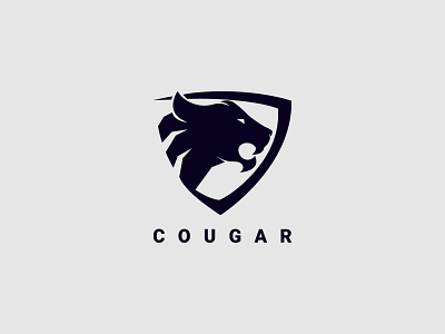 Cougar Logo animation app branding branding cougar logo cougar logo creative logo danger cougar logo design illustration logo minimal uniqe logo typography ui ux vector