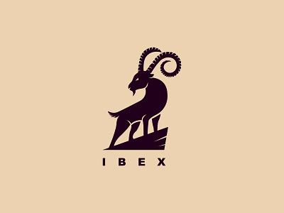 Ibex Logo 3d animation branding design goat mark graphic design ibex ibex creative logo ibex logo ibex minimal uniqe logo illustration logo modern motion graphics typography ui wildlife