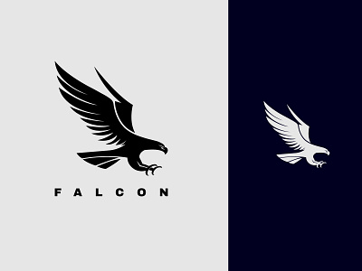 Falcon Logo 3d animation branding branding logo creative logo professional design falcon logo falcon uniqe logo minimal graphic design logo motion graphics typography ui ux vector