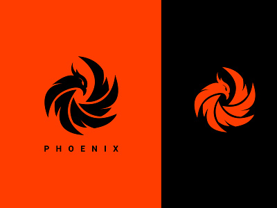 Phoenix Logo animation app branding branding phoenix logo creative colorful phoenix logo design illustration logo minimal logo vector phoenix logo typography ui ux vector