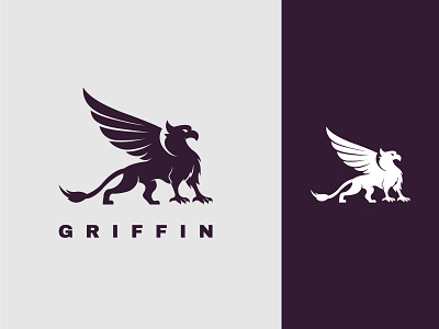 Griffin Logo animal logo branding branding logo classic company logo creative logo graphic design griffin griffin logo heraldic logo professional protective reliability royal typography ui uniqe griffin logo ux vector logo