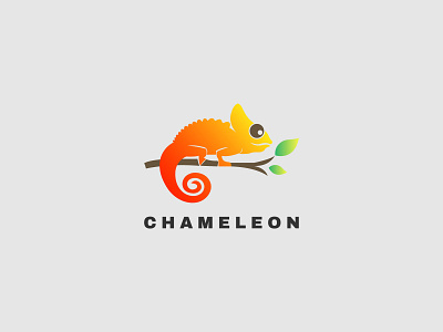 Chameleon Logo animation branding chameleon creative logo chameleon logo chameleon uniqe logo design graphic design illustration logo typography ui ux vector