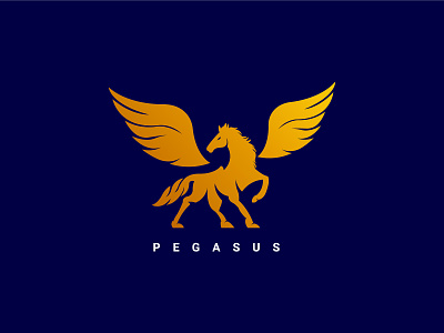 Pegasus Logo agency animal branding branding logo creative logo design elegant finance graphic design logo luxury pegasus pegasus logo professional race ui uniqe logo ux vector