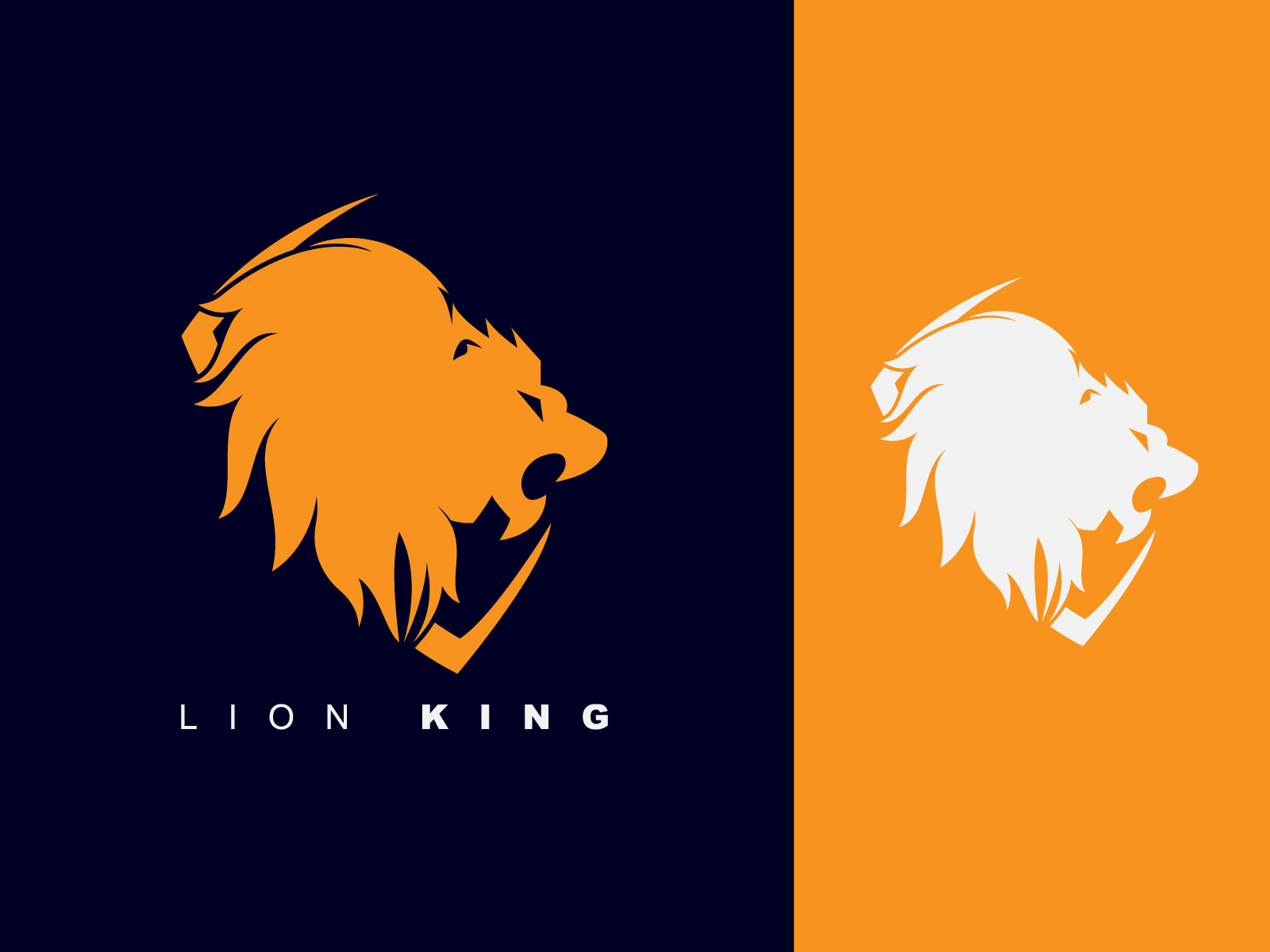 Lion Logo by Usman on Dribbble