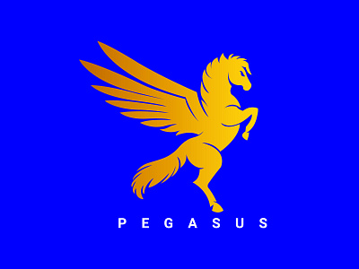 Pegasus Logo agency animal pegasus branding company elegant finance flying luxury mythology pegasus pegasus logo professional race real estate silhouette ui ux vector wing winged