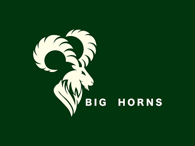 Big Horns Logo animal logo animation big horns branding creative logo design graphic design horns illustration logo logo for sale professional typography ui unique logo ux vector wild logo