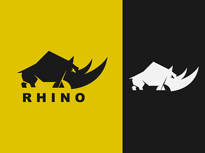 Rhino Logo animation branding design graphic design illustration logo logo for sale new look rhino rhino logo rhino logo sale rhinos simple rhino logo typography ui ux vector vector logo