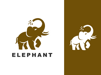 Elephant Logo animation branding creatve logo design elephant elephant logo graphic design illustration logo logo for sale new style logo typography ui ux vector vector logo file