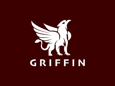 Griffin Logo animal logo animation branding creative logo design graphic design griffin griffin logo for sale griffins illustration logo typography ui ux vector vector logo file griffin