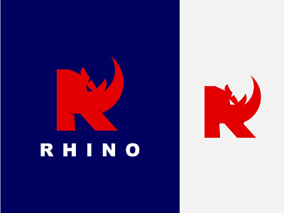 RHINO LOGO animation branding clasis logo creative logo design graphic design illustration logo minimal logo powerpoint rhino logo rhino logo for sale typography ui ux vector