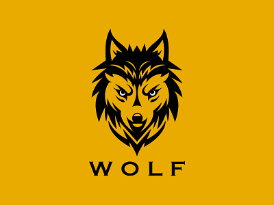 Wolf Logo animal animation branding branding logo wolf creative logo wolf design graphic design illustration logo new wolf logo 2023 typography ui ux vector wolf for sale wolf hungry wolf logo