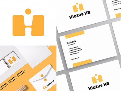 Hiatus HR Identity adobe illustrator brand brand design branding graphic design identity identity design logo logo design