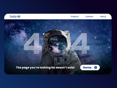 Daily UI 008 | 404 Page