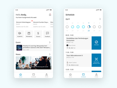 College App uidesign uxdesign