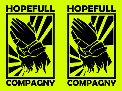 HOPEFULL COMPAGNY blackandwhite brandidentity branding concept design graphics illustration illustrator logo vector