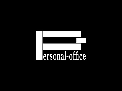 Personal-office bauhaus blackandwhite brandidentity branding concept graphicdesign graphics illustrator logo vector