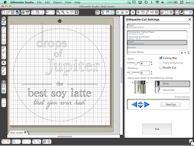 Drops of Jupiter - Cameo to Canvas cameo canvas drops of jupiter font silhouette studio