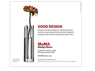 MoMA Magazine design magazine ad typogaphy