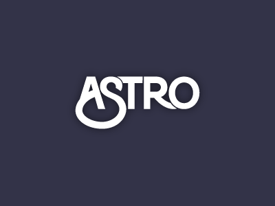ASTRO_V2 design graphic design logo typography web. wordmark