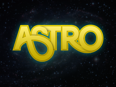 ASTRO_V4 design graphic design logo typography web wordmark