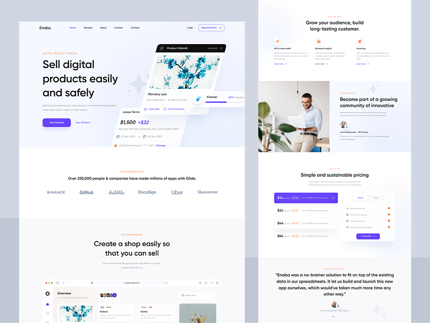 Digital Product Market: Landing Page 💎 by Nazmi Javier for Unspace on ...