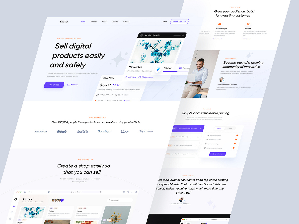 Digital Product Market: Landing Page 💎 by Nazmi Javier for Unspace on ...