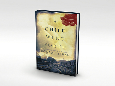 A Child Went Forth book book cover branding design layout photo manipulation photography typography
