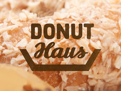 Donut Haus Logo donut donut haus doughnut logo
