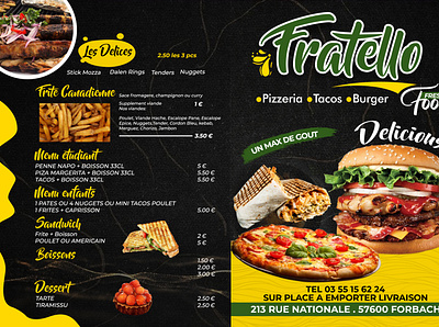 FOOD MENU branding des design flyer flyer design food menu graphic design menu menu design
