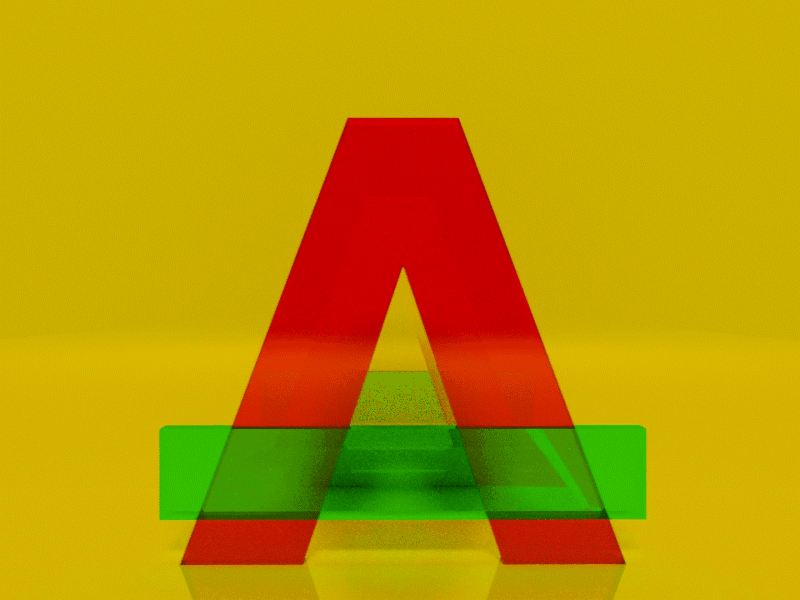 36 Days of type — A 36days a 36daysoftype aftereffects alphabet animated blender blender3d gif letter motion typography