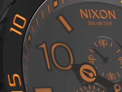 Playing with orange. 51 30 design industrial nixon product watch