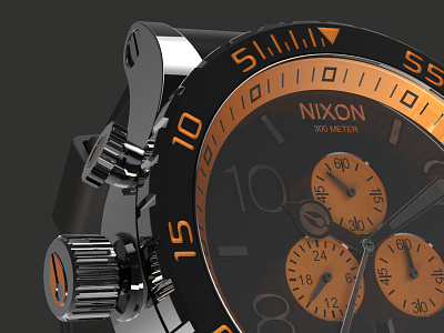 Still messing around with orange and the Nixon 51-30 watch