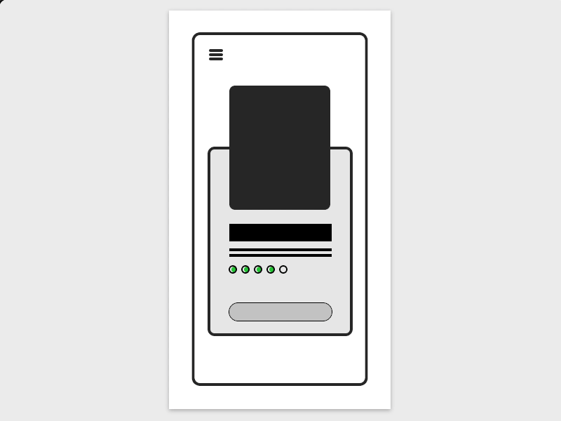 Rating - Interaction (Daily Interaction #4) 2d animation animated gif card dribbble best shot interaction invision studio minimal movie prototype rating tile tv show ui ux