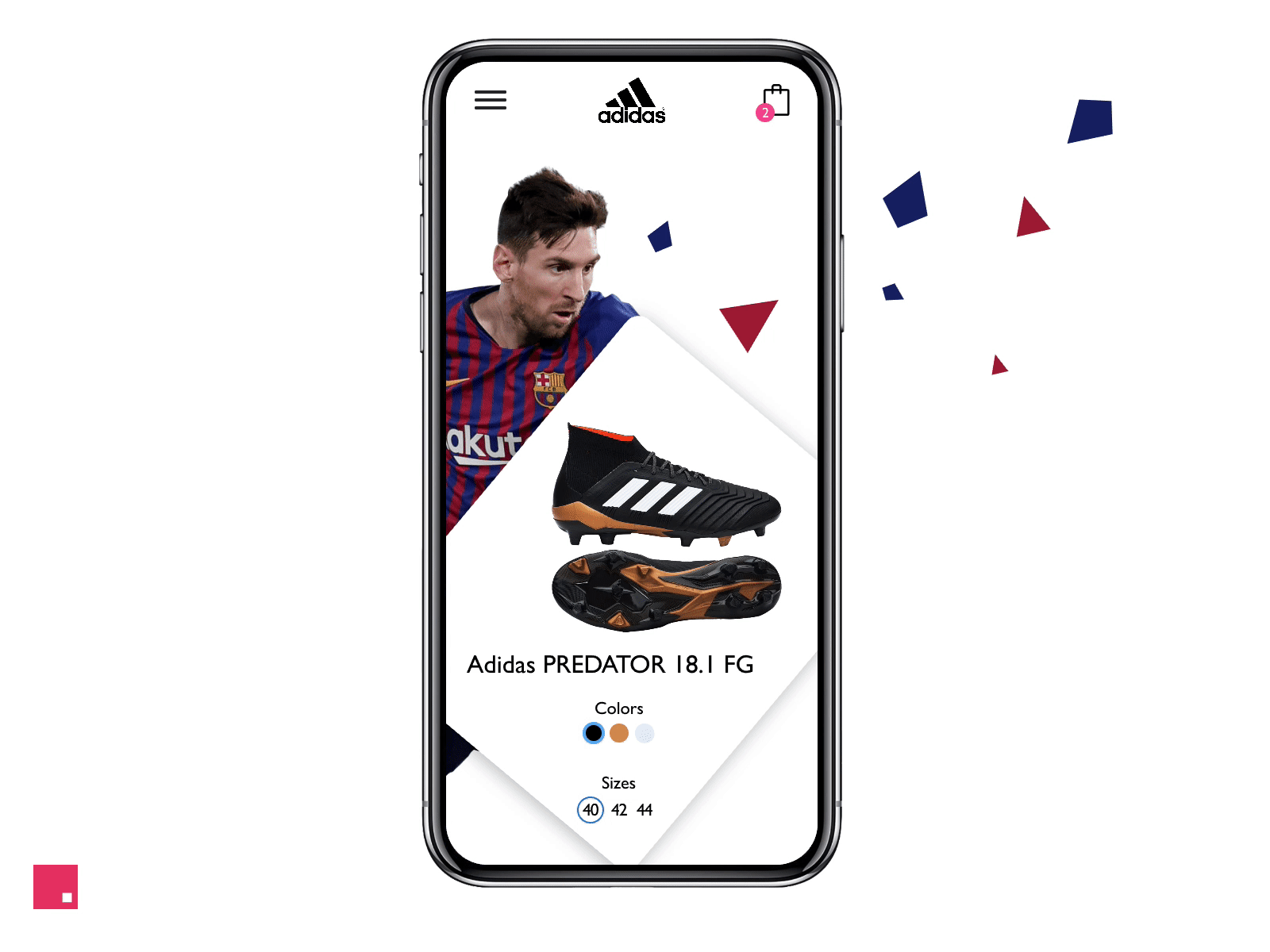 Shoes Parallax - Interaction (Daily Interaction #20) 2d animation adidas animated gif daily dybala everyday football interaction invision studio messi minimal prototype shoes ui ux