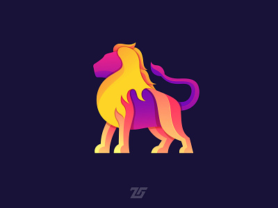 Lion 3d amazing logo animal art awesome logo brand branding business logo colorful creative gradient gradient logo graphic design illustration lion lion king logo logos modern logo vector