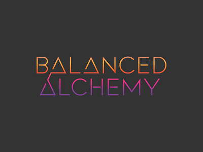 Balanced Alchemy Logo branding design logo vector