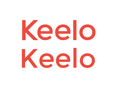 Keelo Custom K custom font k montserrat red