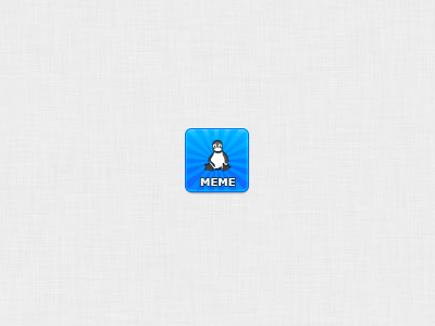 Awkward Penguin app icon app blue icon app icon meme penguin starburst