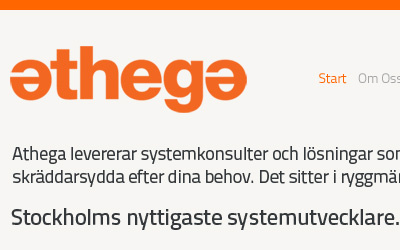 Athega athega orange titillium website