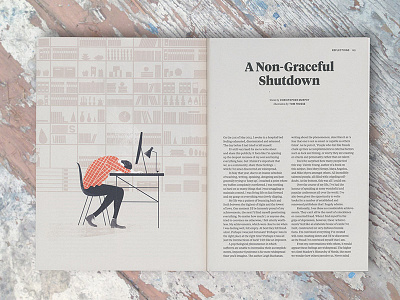 Illustration for Offscreen illustration magazine offscreen print