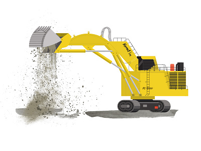 Shovel (rejected by client) digger dirt illustration reject shovel texture