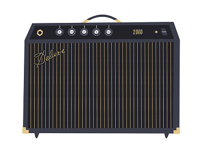 Amp Champ deluxe fender guitar loud volume