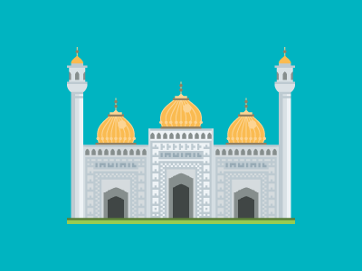 Mosque illustration methanex micro mosque
