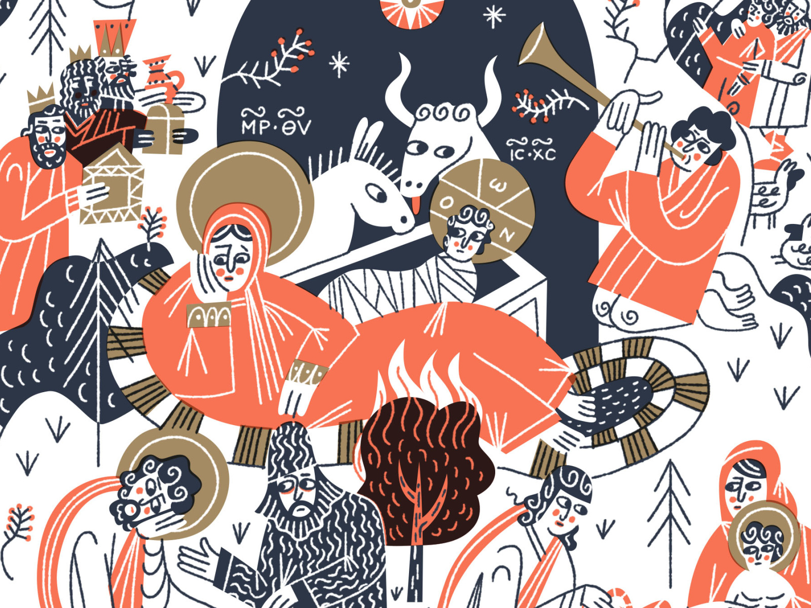 Orthodox Nativity Scene By Tom Froese On Dribbble