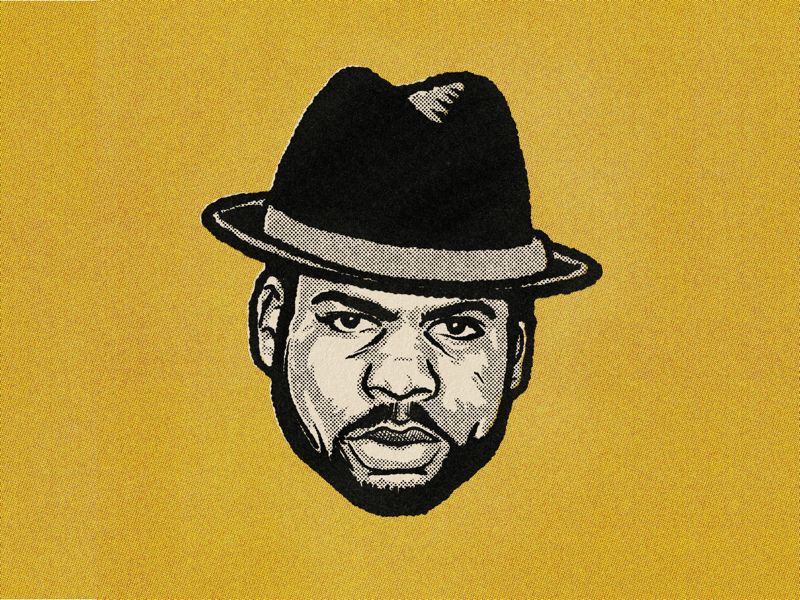 JAM MASTER JAY ipad hiphop music ontario ottawa procreate run dmc illustration portrait